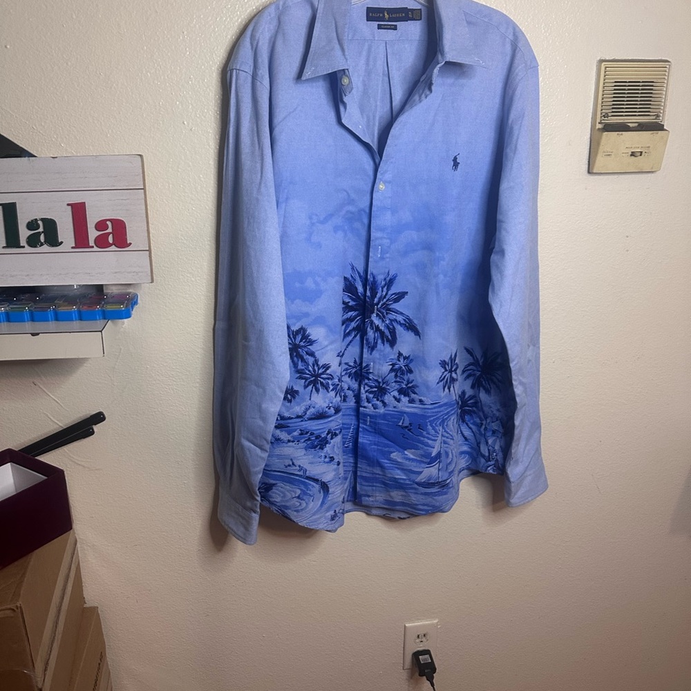 Ralph Lauren Blue Dress Shirt